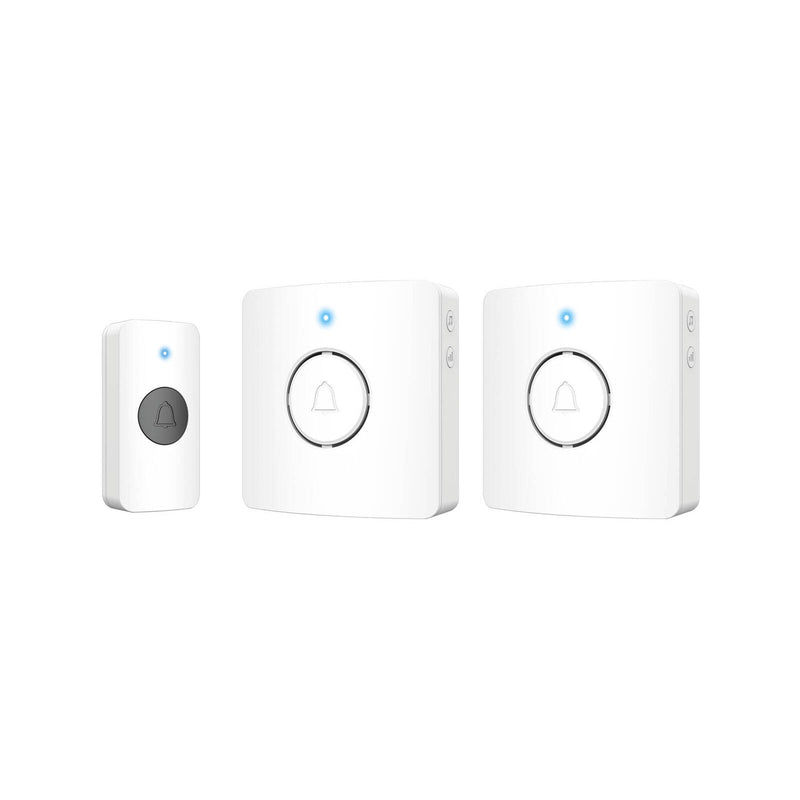 Arlec Premium 38 Sound Battery Powered Wireless Door Chime - Twin Pack