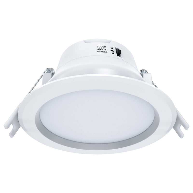 Arlec 9W 92mm Tri-Colour Recessed Lens Dimmable LED Downlight