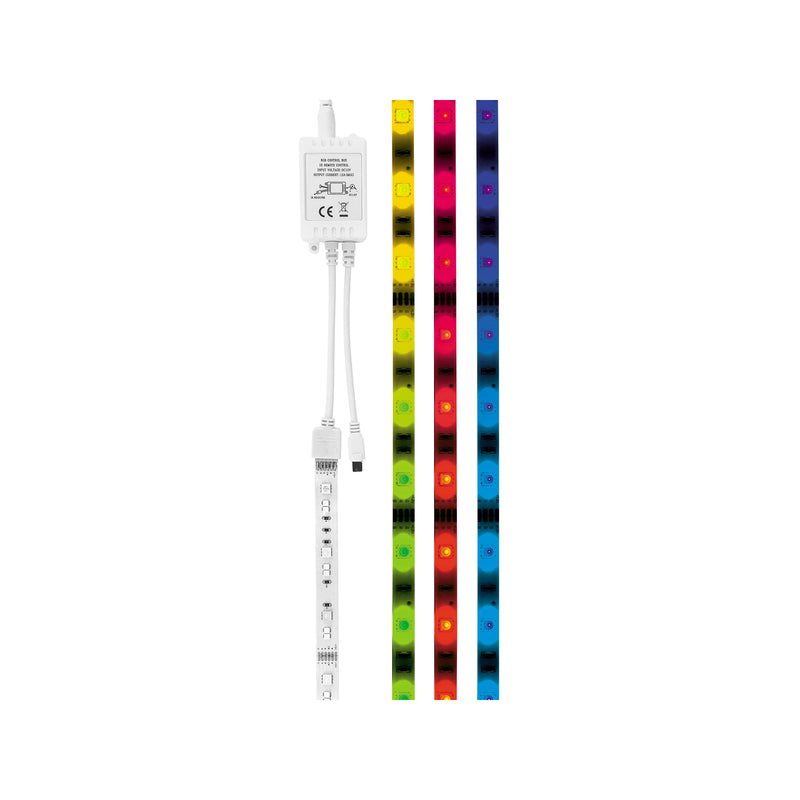 Arlec 30cm RGB And CCT Strip Light - 4 Pack