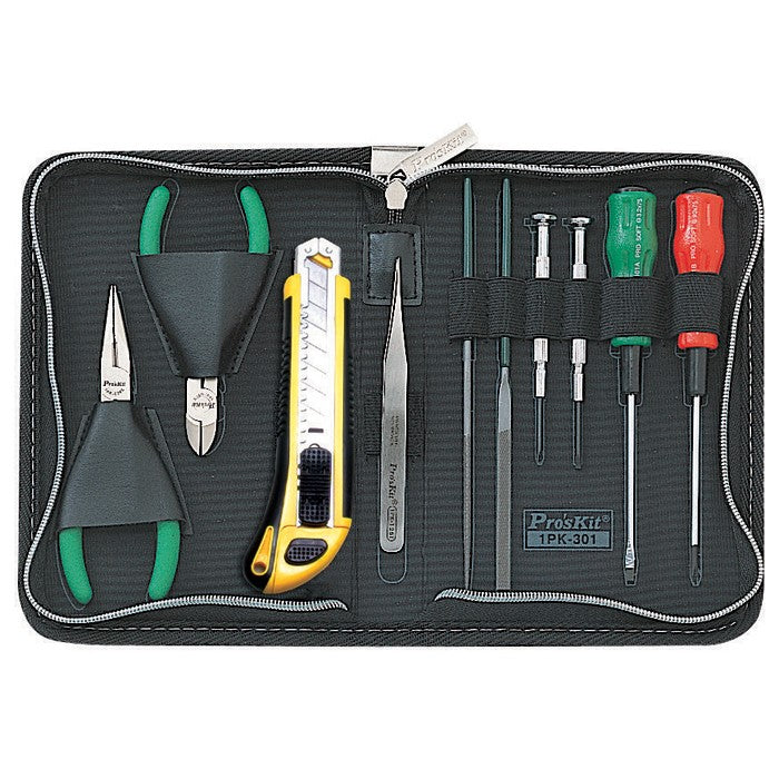 10Pcs Compact Tool Kit
