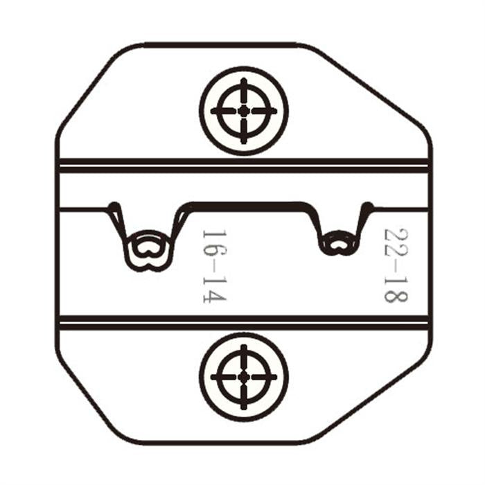 Die Set For Insulated Open Barrel Connectors Commercial Type