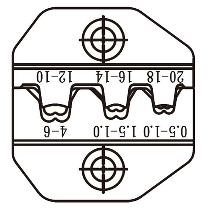 Die Set For Non- Insulated Open Barrel Connectors Commercial Type