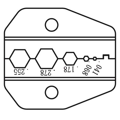 Die Set For HDTV True 75-Ohm BNC/TNC Connectors, Belden1855A,1865A,1505A,1505F,1694A,1694F
