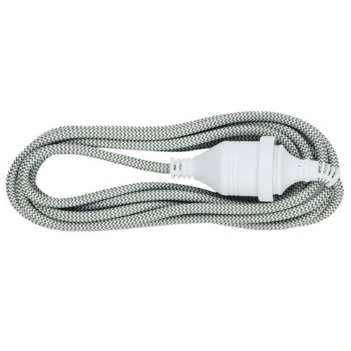 Arlec 3m Braided Extension Lead Oil Green