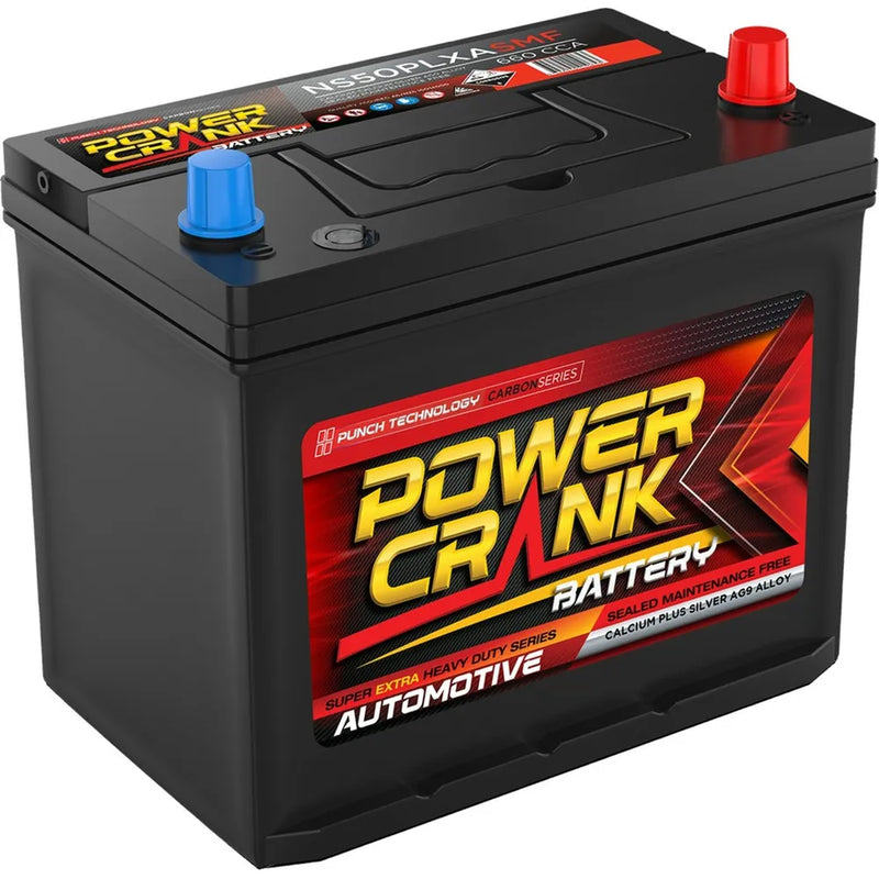 Power Crank Automotive Series Starting Battery NS50PLXASMF