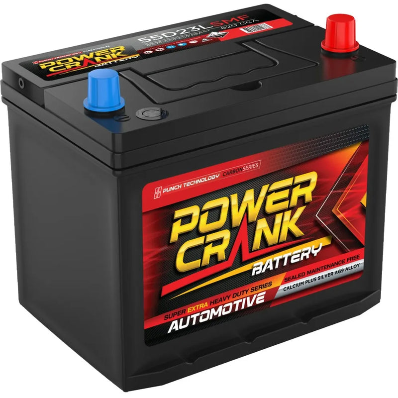 Power Crank 55D23LSMF Automotive Series Starting Battery