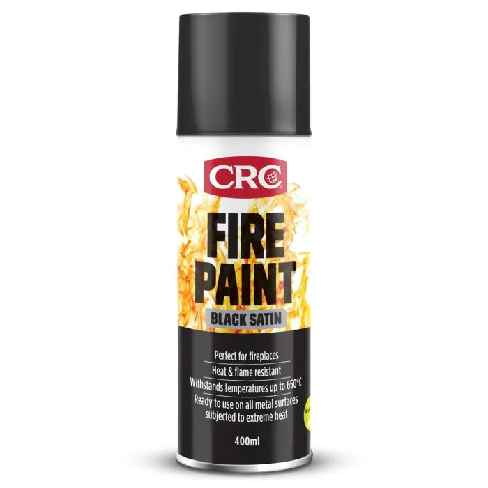 CRC Fire Paint Black Satin 400ml
