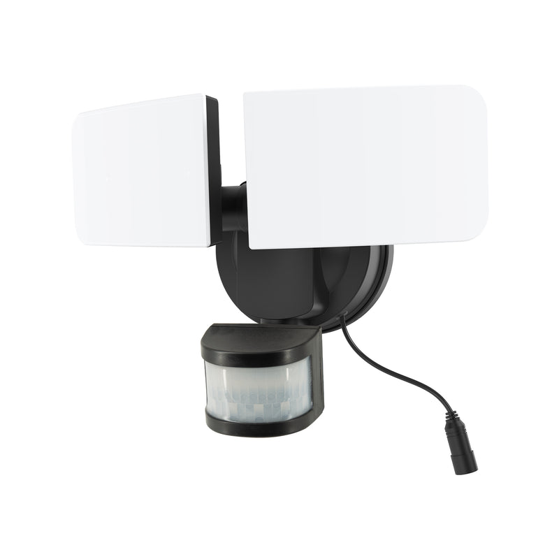 Arlec Solar Hybrid Powered Ketupa Twin Head Security Sensor Floodlight