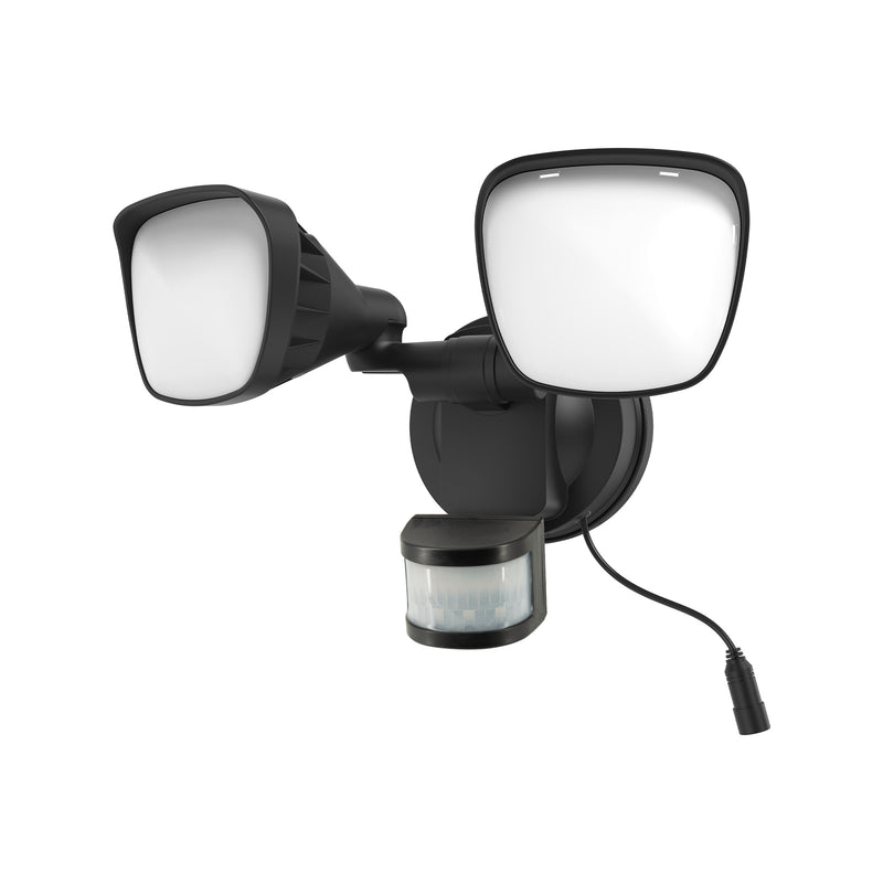 Arlec Solar Hybrid Powered SURNIA Twin Head Security Sensor Floodlight