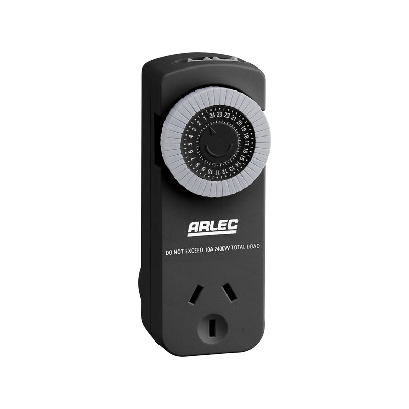 Arlec Black Compact 24 Hour Timer