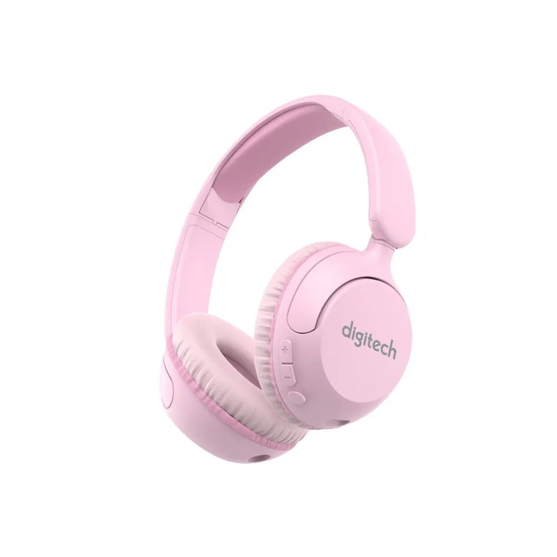 BT Wireless Kids Safe Headphones Volume Limited - Pink