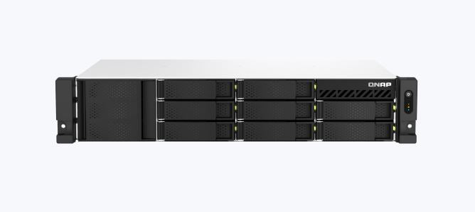 QNAP TS-873AeU-RP-4G 8 Bay 2U AMD Ryzenâ„¢ Embedded V1500B 4GB DDR4 Hot-swappable 2 x M2 2280 2x2.5GbE WOL 1xPCle Gen3 x8 4xUSB3.2 2U redundant power