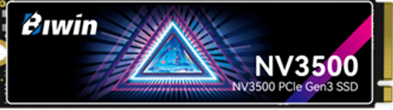 BIWIN NV3500-512G SSD M.2 NVMe PCIe3.0 Gen 3*4 Read speed 3500MB/s Write speed 2500MB/s BNV3500512G-RGX - 5 Year
