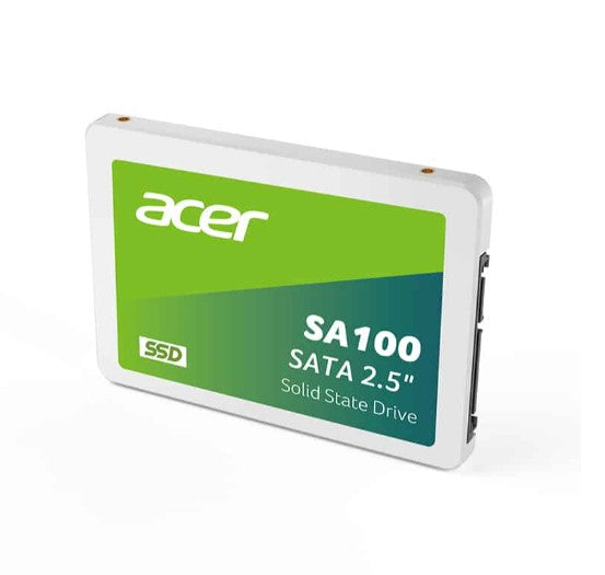 ACER SA100-480GB SSD 2.5 SATA Writing Speed 493 MB/s Reading Speed 560 MB/s BL.9BWWA.103 - 3 Year