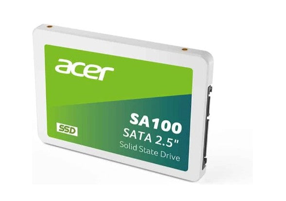 ACER SA100-960GB 2.5â€³ SATA lll SSD Writing Speed 493 MB/s Reading Speed 560 MB/s BL.9BWWA.104 - 3 Year
