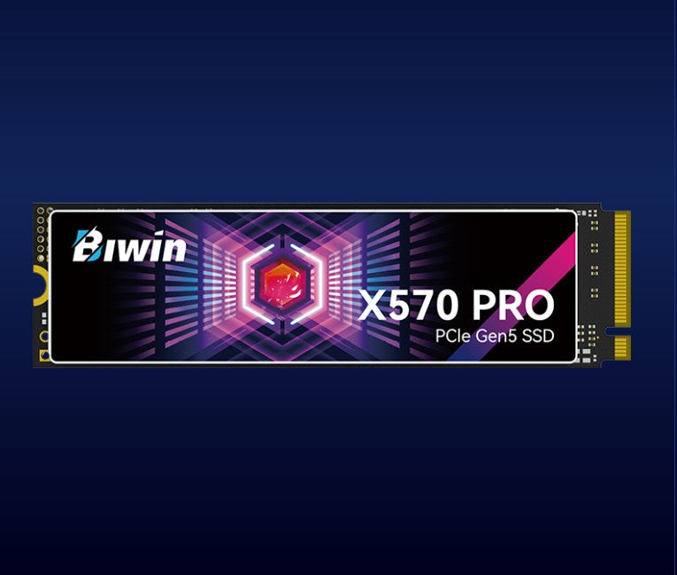 BIWIN Black Opal X570-8TB PRO SSD M.2 NVMe PCIe Gen5*4 Reading speed 14000 MB/s Writing speed 13000 MB/s BX570DN08TB-RGX - 5 Year