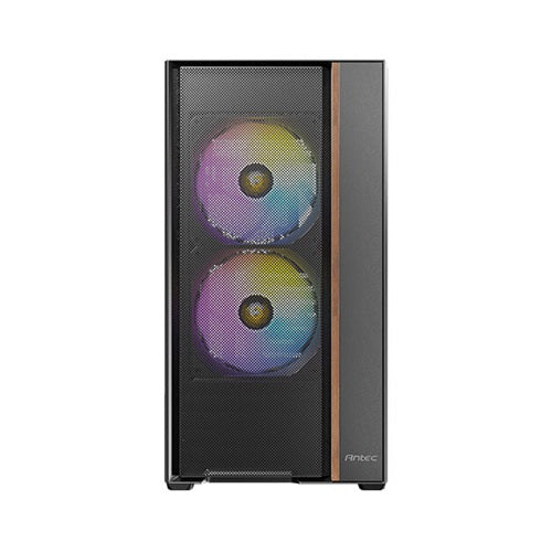 Antec Flux Rear ATX Micro-ATX ITX, TG side, 7 slots, 1x3.5',2x2.5', 5 fans incl ARGB, 360mm rad, GPUâ‰¤400mm, Mid Tower case