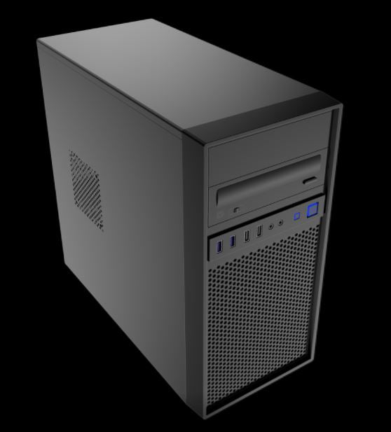 Aywun 307 Business & Office mATX with 500w PSU. 1x 5.25' External, 24PIN ATX, 8PIN EPS, 2x USB3 +2x USB2 Front HD Audio. 2 Yrs  .
