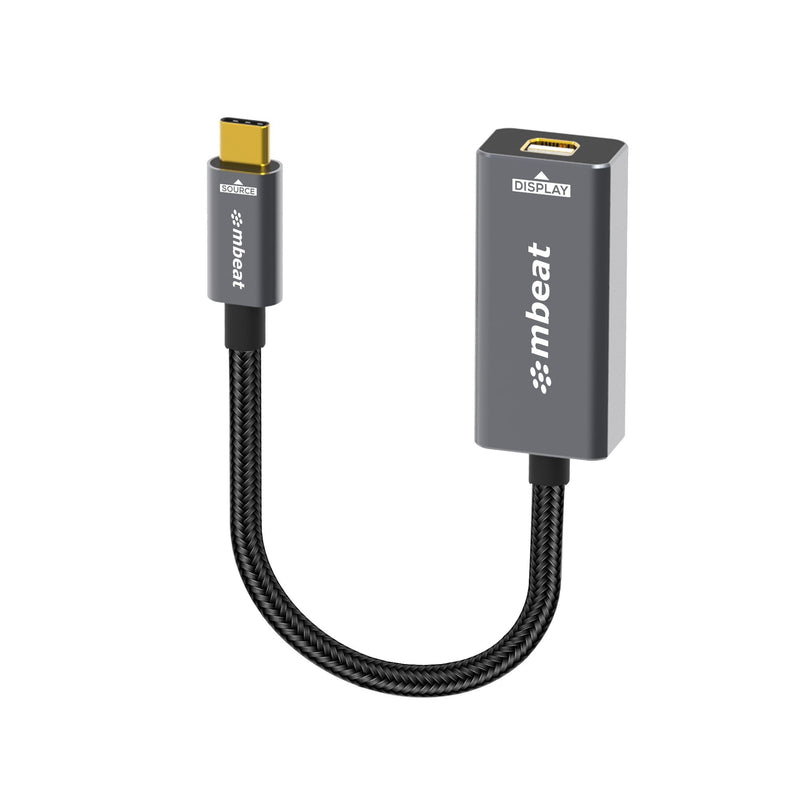 mbeatÂ® Tough Link USB-C to Mini DisplayPort Adapter  Host Interface: USB-C 3.2 Gen 2 Up to 4K@60Hz (3840Ã—2160) Product Weight:Â 19.2g