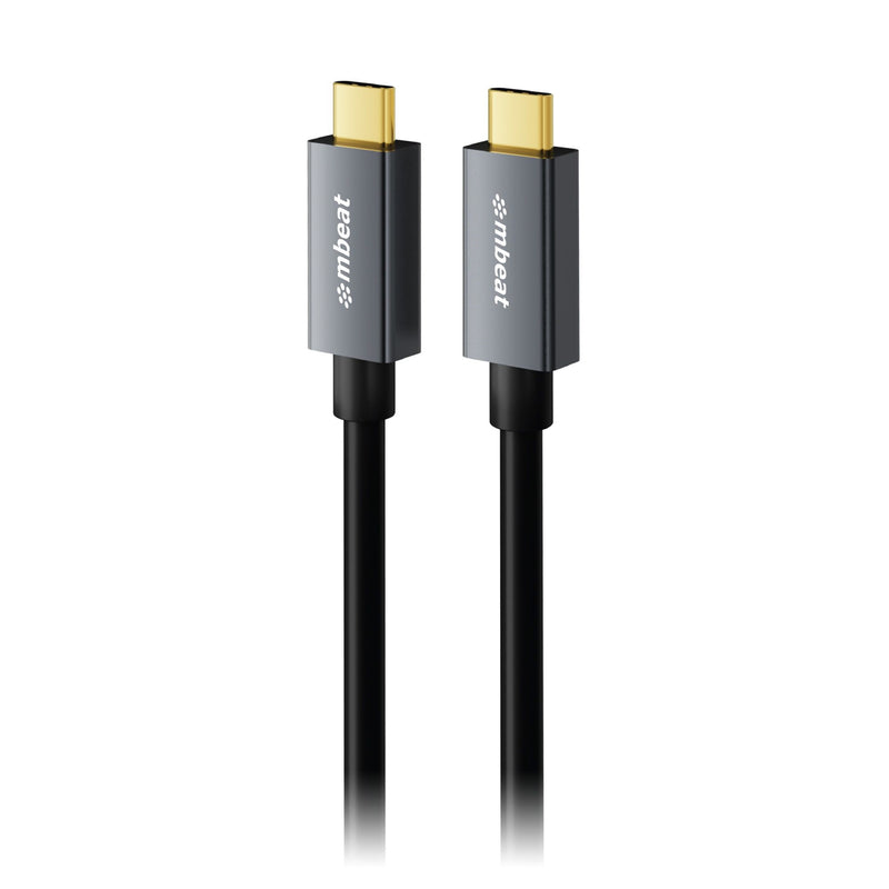 mbeatÂ® Tough Link 1m USB 4.0 USB-C Cable - Space Grey Video Resolution: Maximum 8K/60Hz Package Weight: 85g USB-C 4.0 Product Weight: 60g