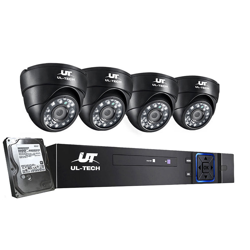 UL-tech 1080P Home CCTV Security Camera / 4 x Cameras /1TB Hard Drive