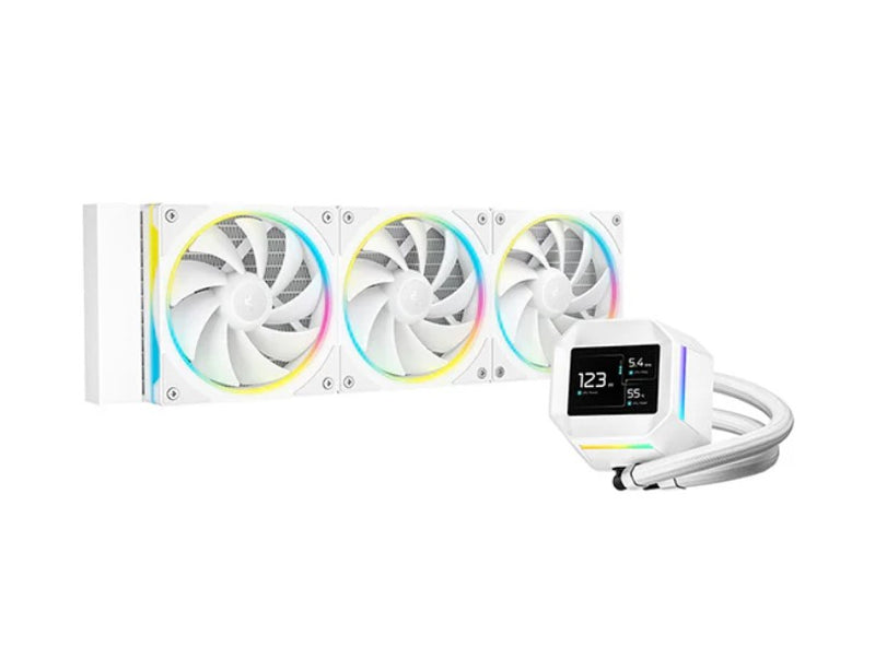 DeepCool LM360 ARGB Liquid Cooler Mini LCD Screen, 2.4' IPS, 320Ã—240 Resolution , Intel LGA1851/1700/1200 + More, AMD AM5/AM4