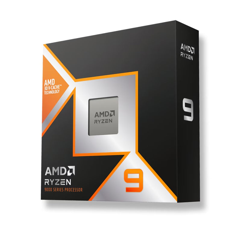 AMD Ryzen 9 9900X3D, 12Cores/24Threads, 120 watts, Max Freq 5.5Ghz, 140MB Cache, WOF, Radeonâ„¢ Graphics