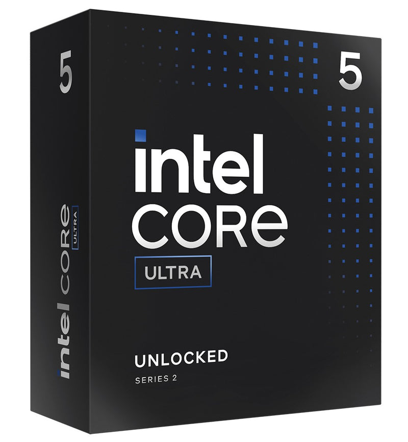 Intel Core Ultra 5 Processor 245K LGA1851 (24M Cache, up to 5.20 GHz)(15th Gen), Integrated Graphics.  Please note: No CPU Cooler Included