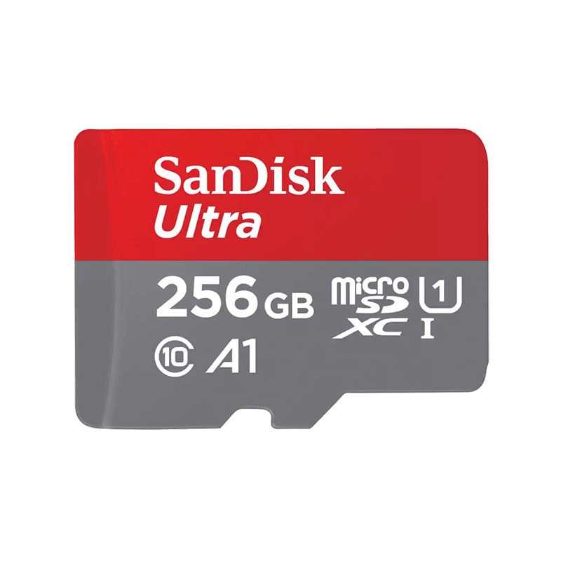 SanDisk Ultra 256GB microSD SDHC SDXC, 256 GB, 150 MB/S, 2