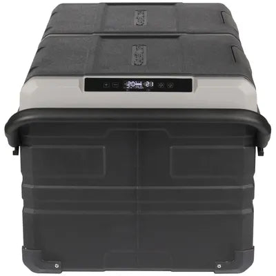 95L Brass Monkey Portable Low Profile Dual Zone Fridge/Freezer with Wheels and Battery Compartment