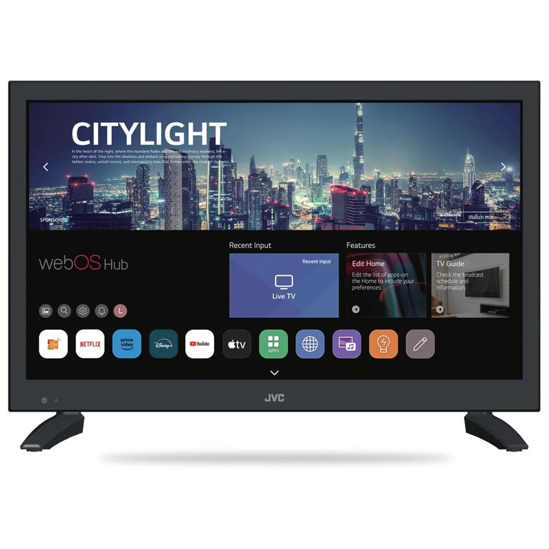 JVC 19" HD LED Smart TV 12V DC LG WebOS