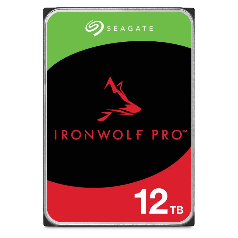 Seagate 12TB 3.5' IronWolf PRO SATA 6Gb/s  7200RPM 256MB Cache HDD. 5 Years