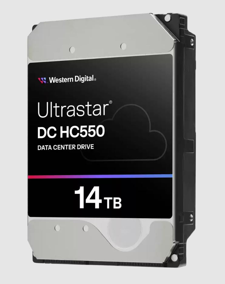 Western Digital WD Ultrastar DC HC550 14TB 3.5' SATA  512MB 7200RPM EAMR SE 5yrs  -WUH721814ALE6L4