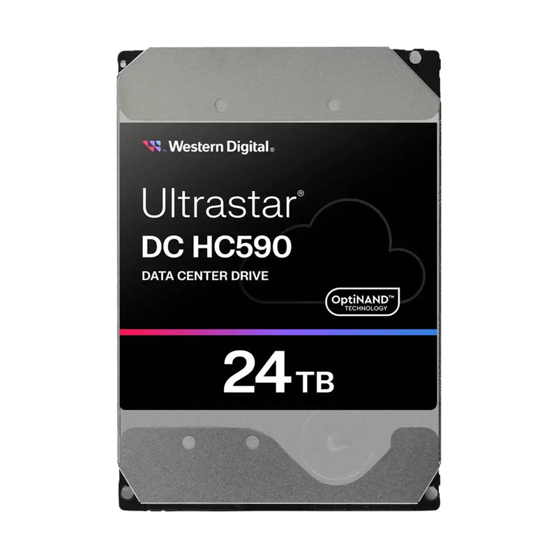 Western Digital Ultrastar DC HC590 24TB: 3.5', SAS, CMR, SE, 146.71×101.6×26.11mm, 670g,  5Y