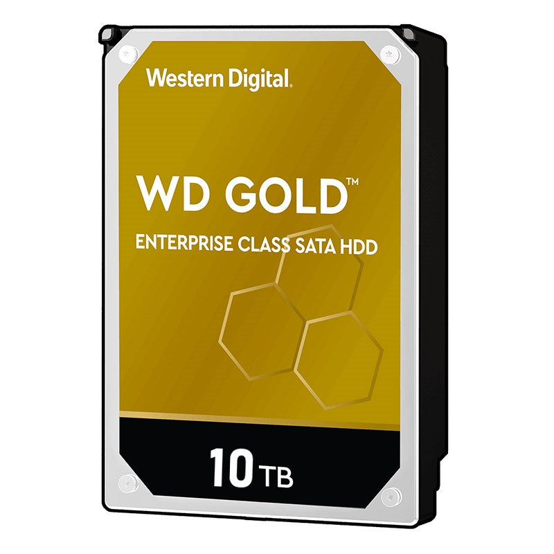 Western Digital Gold 10TB 3.5' Enterprise Class SATA 6 Gb/s HDD 7200 RPM Cache 512MB 5-Year Limited