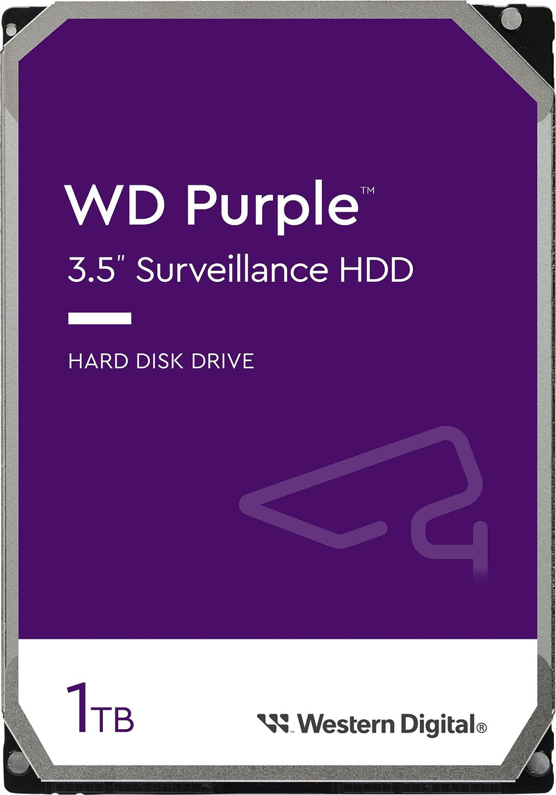 Western Digital WD11PURZ WD Purple 1TB 3.5' Surveillance HDD 5400RPM 64MB SATA3 110MB/s 3yrs  limited