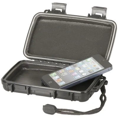 Black Waterproof ABS Plastic Case - 182 x 120 x 42mm