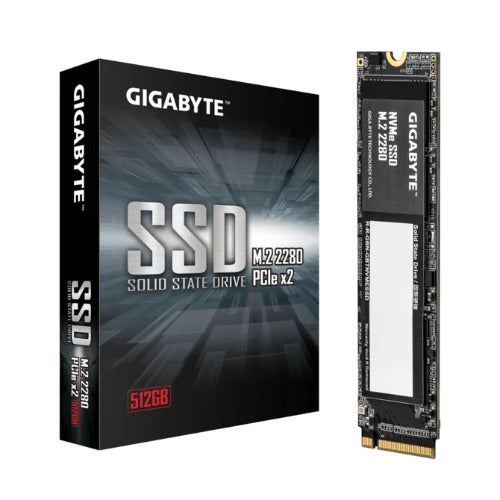 GIGABYTE Gen3 512GB NVMe PCIe 3.0 x4 M.2 2280 SSD, 1900MB/s Read, 1200MB/s Write, 1.5M Hours MTBF, 3-Year