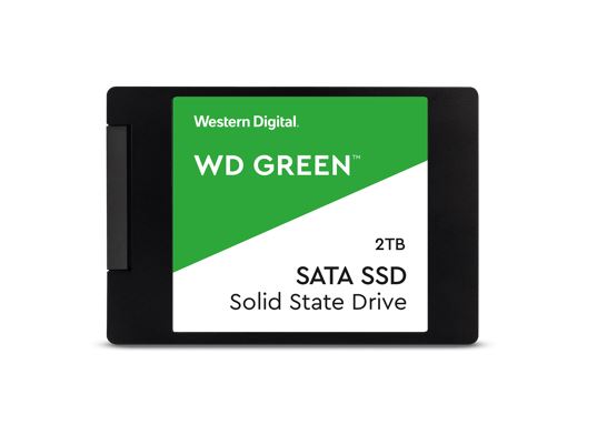 Western Digital WD Green 2TB 2.5' SSD SATA 545R/430W MB/s 80TBW 3D NAND 7mm 3 Years Warranty (LS) replacement WDS200T5G0A