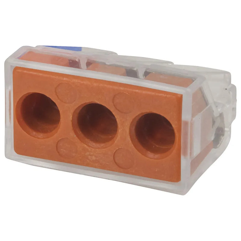 3 Wire Block 3 Way Screwless Terminal Block — Universal Electronics