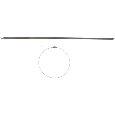 150 x 4.6mm Stainless Steel Cable Ties - 10 Pack