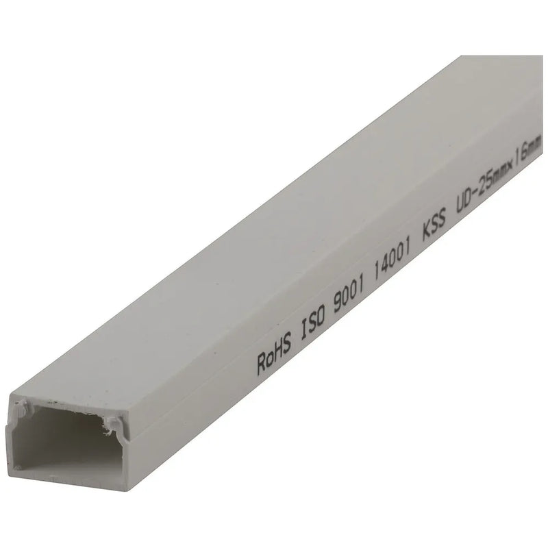 Rectangular Cable Duct - 25 x 16mm - 1m