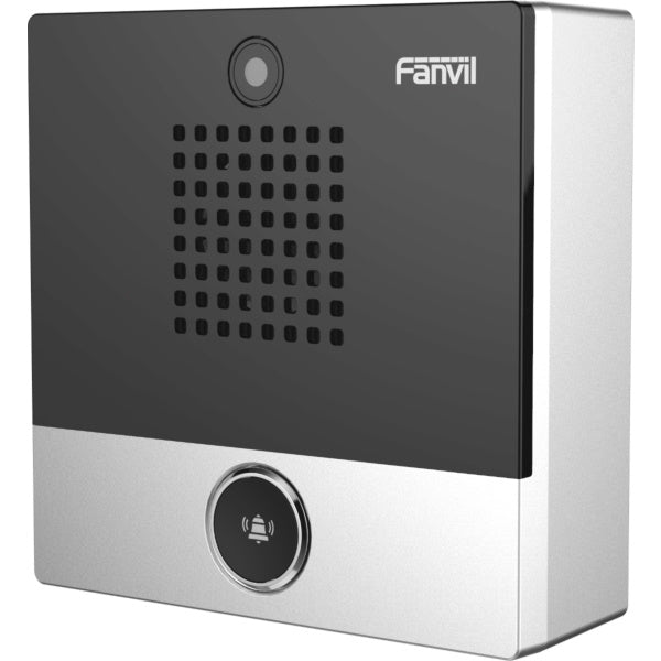 Fanvil i10SV Indoor Audio/Video Intercom, 2 SIP Lines, 1 DSS Key, PoE, IP54, Mini Size, 2Yr