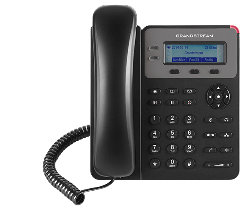 Grandstream GXP1610P 1 Line IP Phone, 1 SIP Account 2 Call Appearances, 3-Way Voice Conferencing, 132x48 2.95â€™â€™ LCD screen