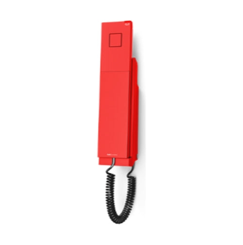 Snom E303, trafficâ€‘red, wallâ€‘mounted SIP emergency phone, Autoâ€‘dial, PoE