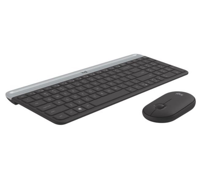 Logitech MK470 Slim Wireless Keyboard Mouse Combo Nano Receiver 1 Yr    (LS)