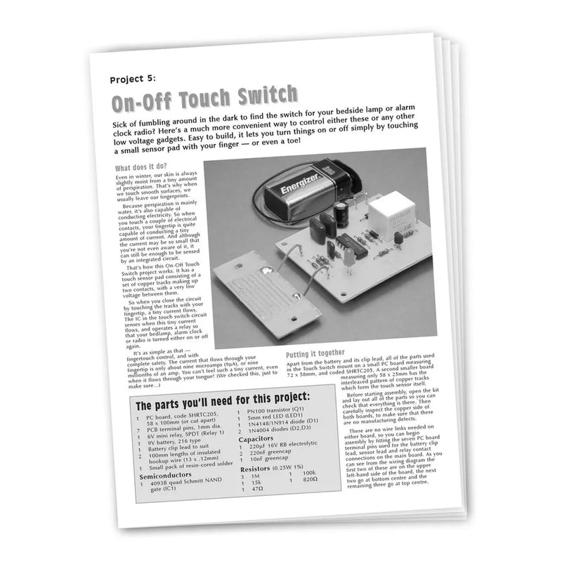 Instructions to suit SC2 Project - KJ8209 Touch switch