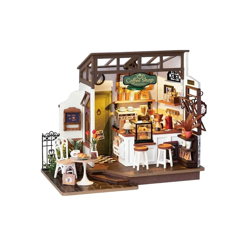 ROKR No.17 Cafe DIY Miniature House Kit