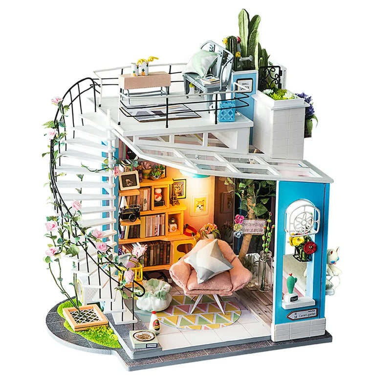ROKR Dora`s Loft DIY Miniature House Kit