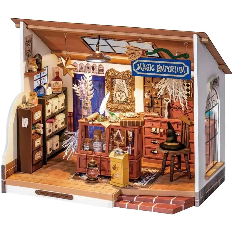 ROKR Kikis Magic Emporium DIY Miniature House Kit